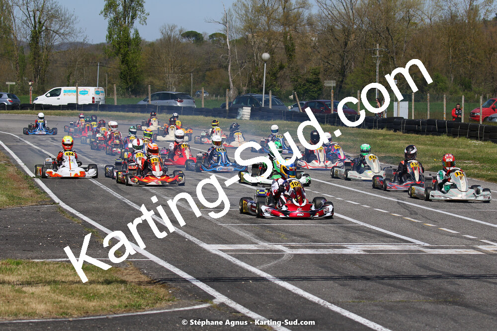 16 & 17/04/2022 : 3ème manche du Championnat du Sud 2022 au circuit d’Aigues-Vives (photos Stéphane Agnus) 2022 — karting