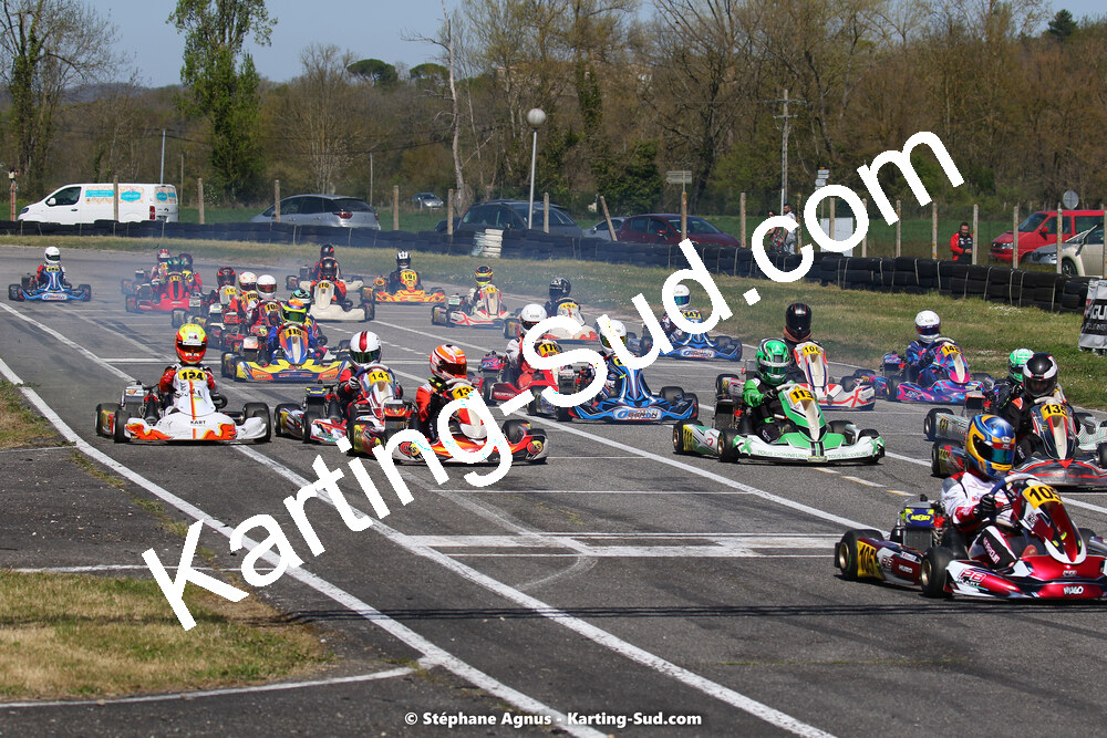 16 & 17/04/2022 : 3ème manche du Championnat du Sud 2022 au circuit d’Aigues-Vives (photos Stéphane Agnus) 2022 — karting