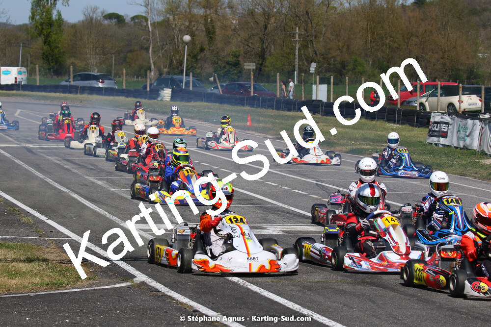 16 & 17/04/2022 : 3ème manche du Championnat du Sud 2022 au circuit d’Aigues-Vives (photos Stéphane Agnus) 2022 — karting