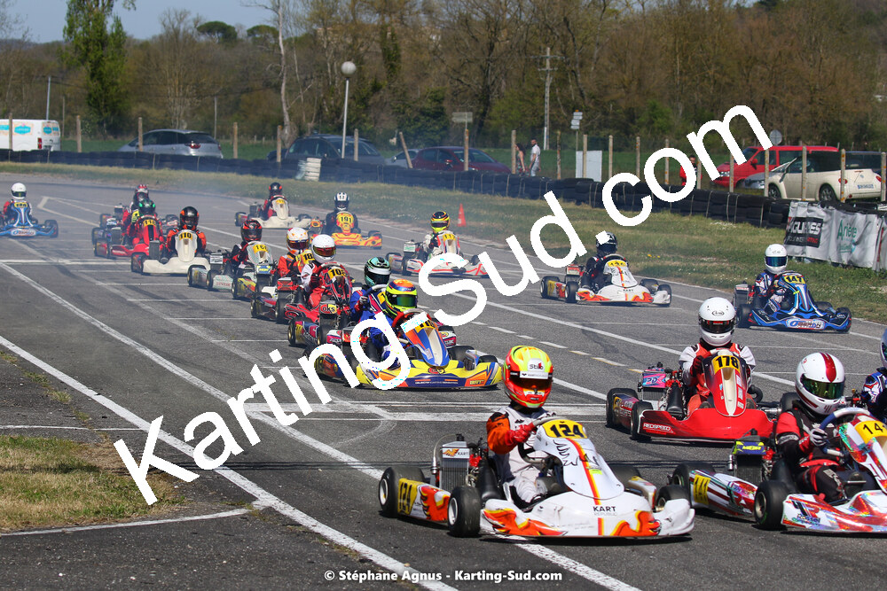16 & 17/04/2022 : 3ème manche du Championnat du Sud 2022 au circuit d’Aigues-Vives (photos Stéphane Agnus) 2022 — karting