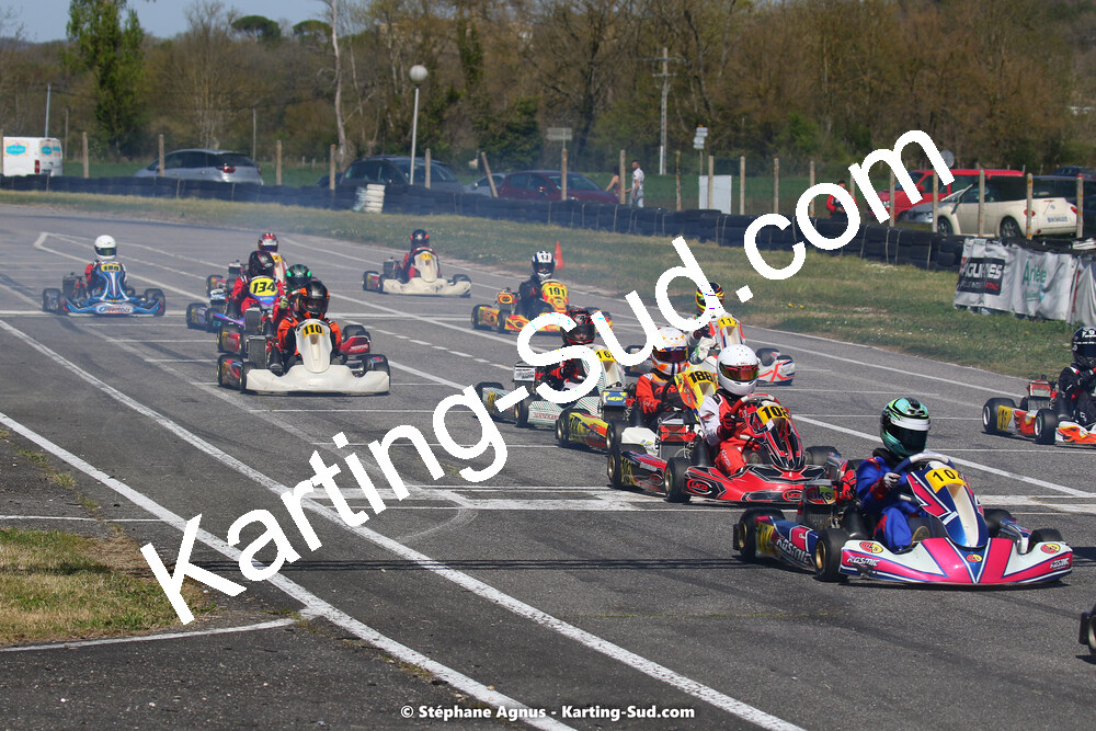 16 & 17/04/2022 : 3ème manche du Championnat du Sud 2022 au circuit d’Aigues-Vives (photos Stéphane Agnus) 2022 — karting