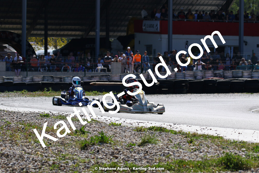 16 & 17/04/2022 : 3ème manche du Championnat du Sud 2022 au circuit d’Aigues-Vives (photos Stéphane Agnus) 2022 — karting