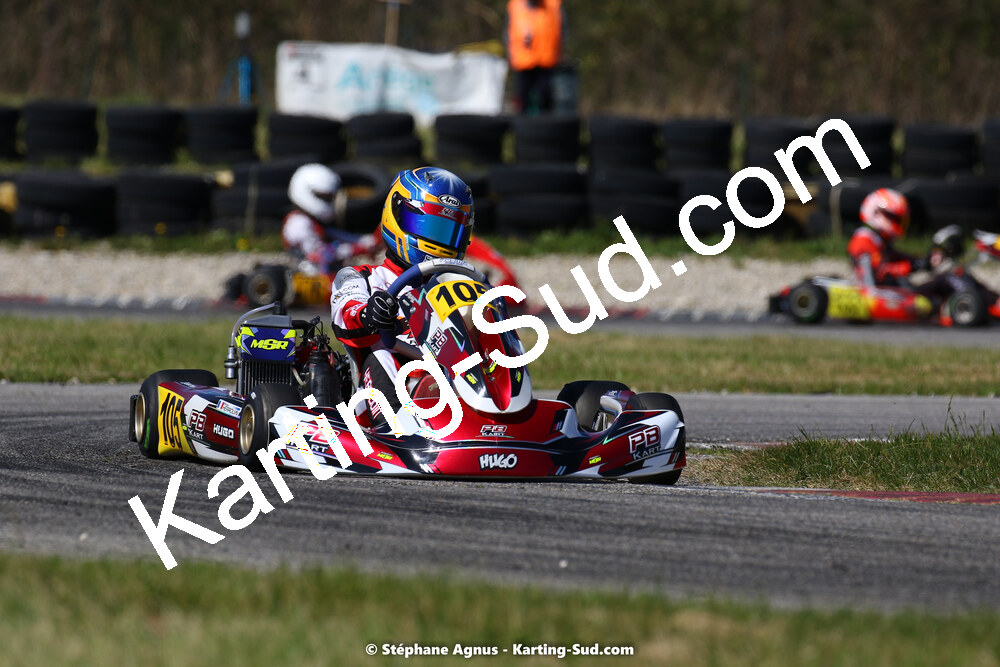 16 & 17/04/2022 : 3ème manche du Championnat du Sud 2022 au circuit d’Aigues-Vives (photos Stéphane Agnus) 2022 — karting