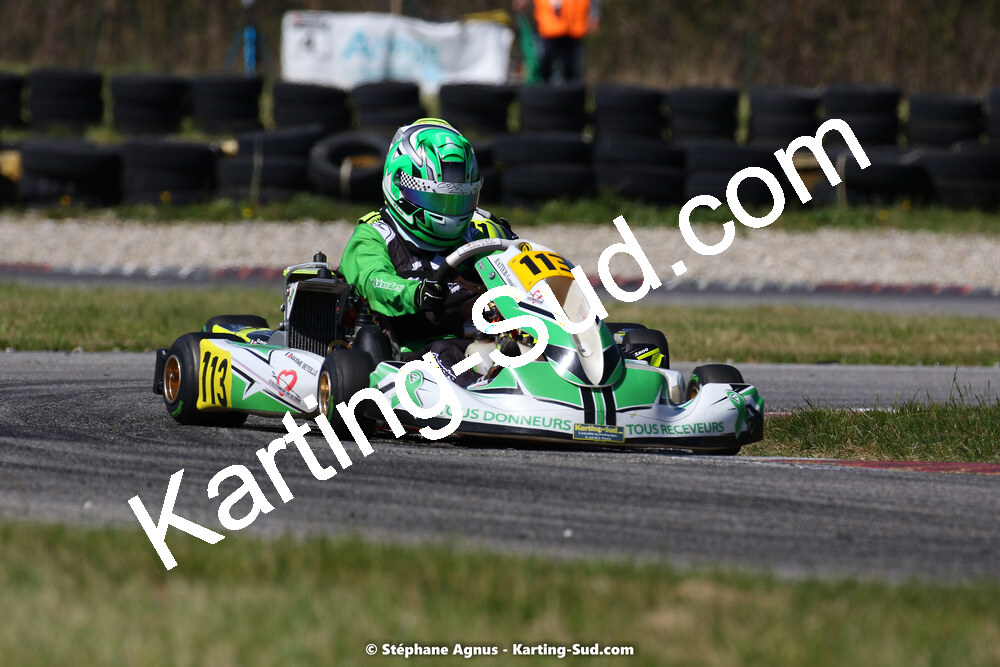 16 & 17/04/2022 : 3ème manche du Championnat du Sud 2022 au circuit d’Aigues-Vives (photos Stéphane Agnus) 2022 — karting