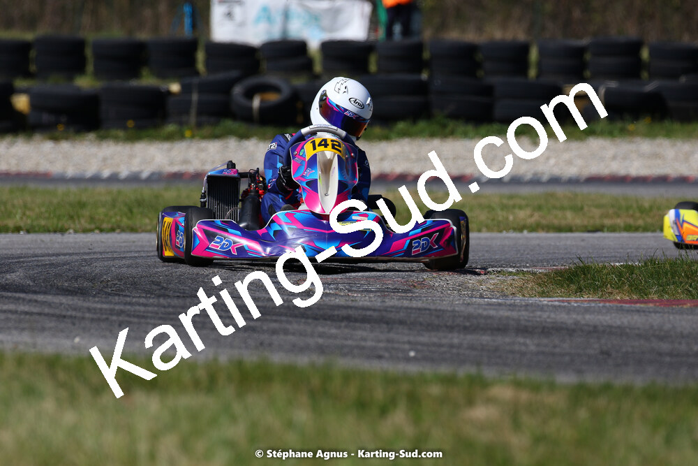 16 & 17/04/2022 : 3ème manche du Championnat du Sud 2022 au circuit d’Aigues-Vives (photos Stéphane Agnus) 2022 — karting