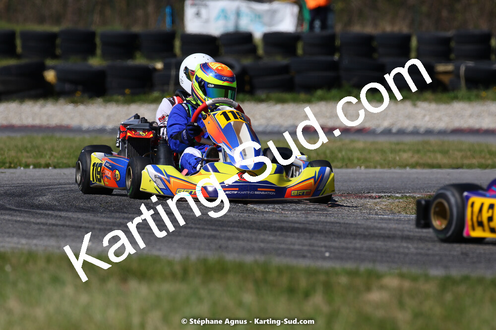16 & 17/04/2022 : 3ème manche du Championnat du Sud 2022 au circuit d’Aigues-Vives (photos Stéphane Agnus) 2022 — karting