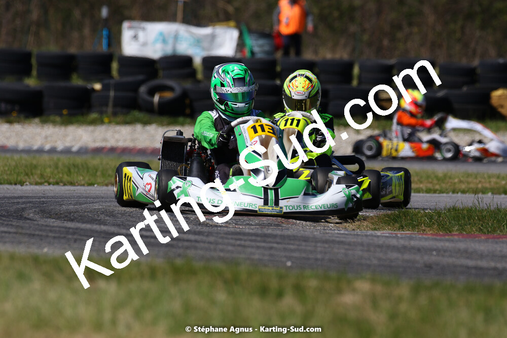 16 & 17/04/2022 : 3ème manche du Championnat du Sud 2022 au circuit d’Aigues-Vives (photos Stéphane Agnus) 2022 — karting