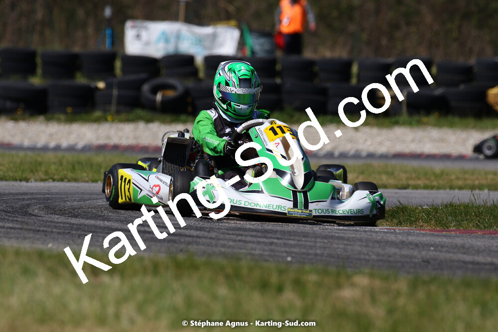 16 & 17/04/2022 : 3ème manche du Championnat du Sud 2022 au circuit d’Aigues-Vives (photos Stéphane Agnus) 2022 — karting