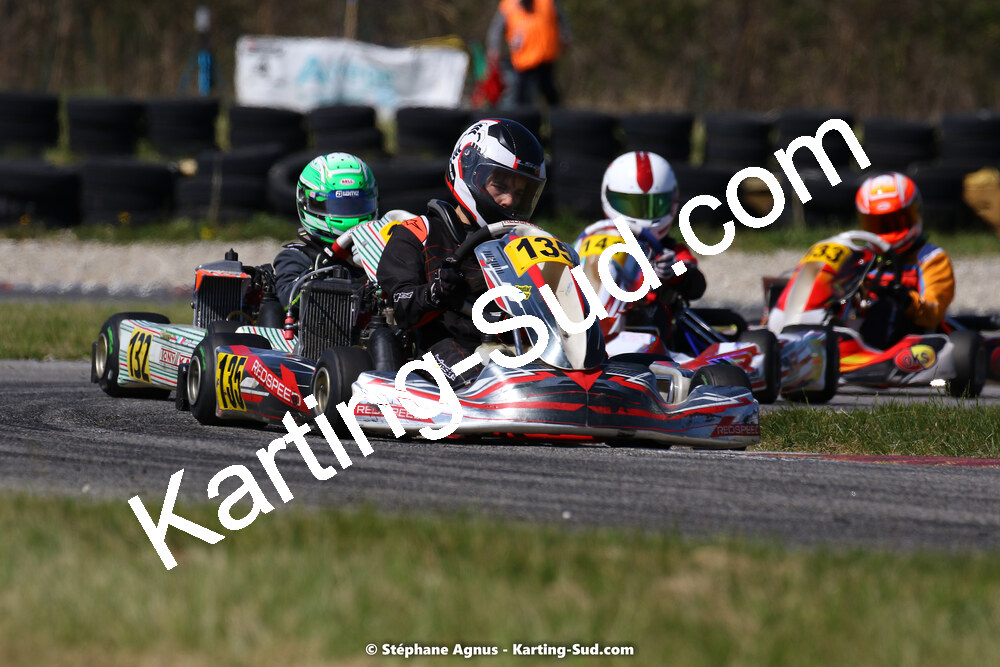 16 & 17/04/2022 : 3ème manche du Championnat du Sud 2022 au circuit d’Aigues-Vives (photos Stéphane Agnus) 2022 — karting