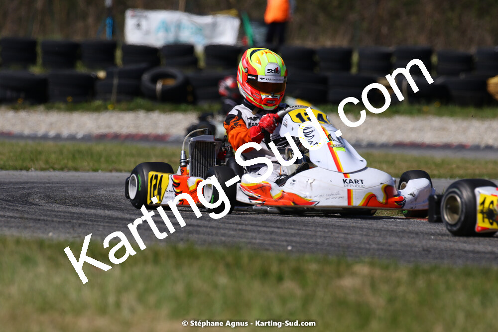 16 & 17/04/2022 : 3ème manche du Championnat du Sud 2022 au circuit d’Aigues-Vives (photos Stéphane Agnus) 2022 — karting