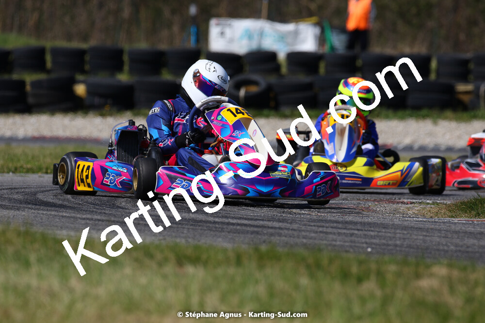 16 & 17/04/2022 : 3ème manche du Championnat du Sud 2022 au circuit d’Aigues-Vives (photos Stéphane Agnus) 2022 — karting