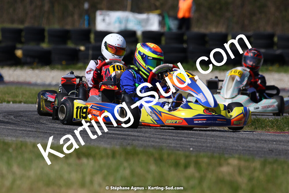 16 & 17/04/2022 : 3ème manche du Championnat du Sud 2022 au circuit d’Aigues-Vives (photos Stéphane Agnus) 2022 — karting