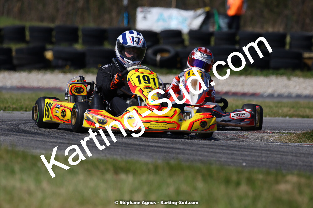 16 & 17/04/2022 : 3ème manche du Championnat du Sud 2022 au circuit d’Aigues-Vives (photos Stéphane Agnus) 2022 — karting