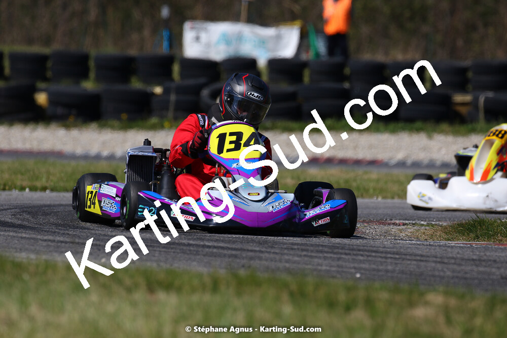 16 & 17/04/2022 : 3ème manche du Championnat du Sud 2022 au circuit d’Aigues-Vives (photos Stéphane Agnus) 2022 — karting