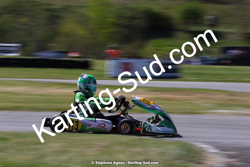 16 & 17/04/2022 : 3ème manche du Championnat du Sud 2022 au circuit d’Aigues-Vives (photos Stéphane Agnus) 2022 — karting