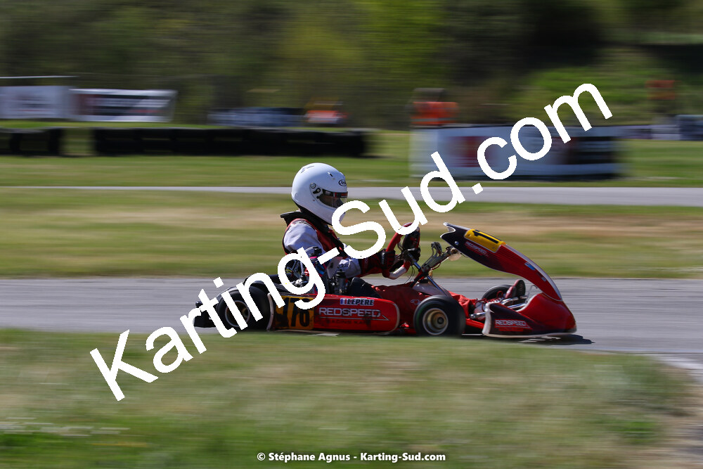 16 & 17/04/2022 : 3ème manche du Championnat du Sud 2022 au circuit d’Aigues-Vives (photos Stéphane Agnus) 2022 — karting