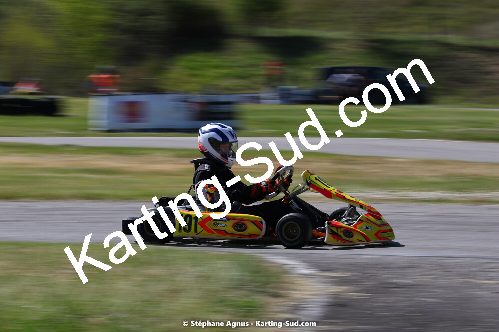 16 & 17/04/2022 : 3ème manche du Championnat du Sud 2022 au circuit d’Aigues-Vives (photos Stéphane Agnus) 2022 — karting