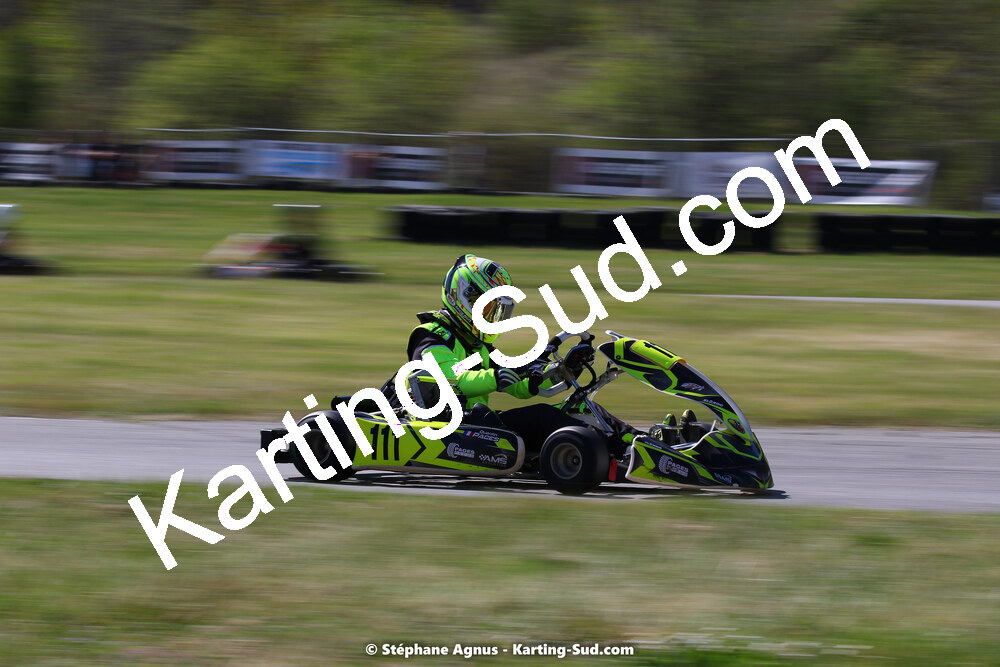 16 & 17/04/2022 : 3ème manche du Championnat du Sud 2022 au circuit d’Aigues-Vives (photos Stéphane Agnus) 2022 — karting