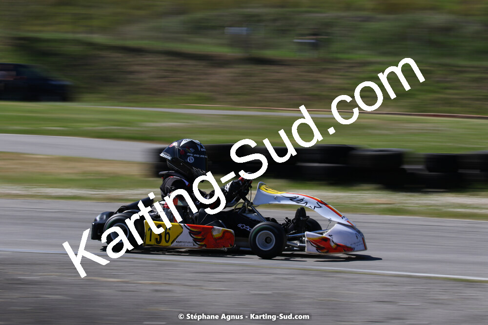 16 & 17/04/2022 : 3ème manche du Championnat du Sud 2022 au circuit d’Aigues-Vives (photos Stéphane Agnus) 2022 — karting