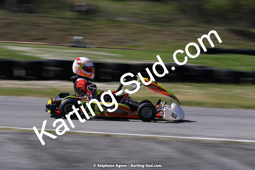 16 & 17/04/2022 : 3ème manche du Championnat du Sud 2022 au circuit d’Aigues-Vives (photos Stéphane Agnus) 2022 — karting