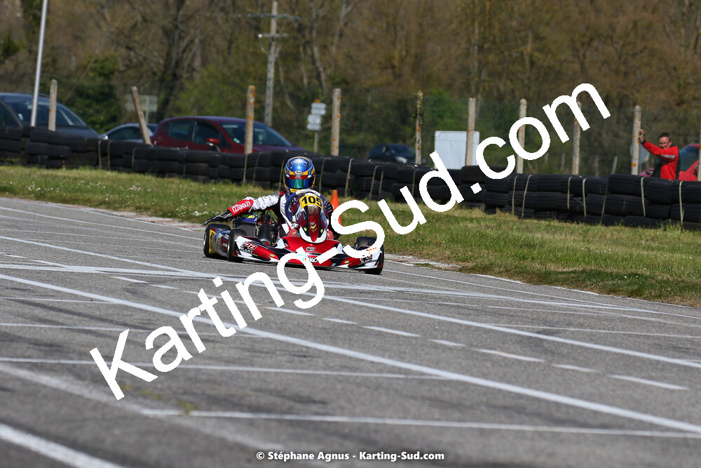 16 & 17/04/2022 : 3ème manche du Championnat du Sud 2022 au circuit d’Aigues-Vives (photos Stéphane Agnus) 2022 — karting