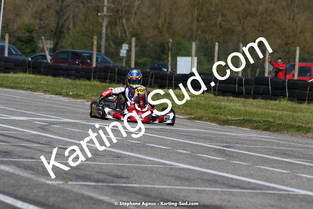 16 & 17/04/2022 : 3ème manche du Championnat du Sud 2022 au circuit d’Aigues-Vives (photos Stéphane Agnus) 2022 — karting