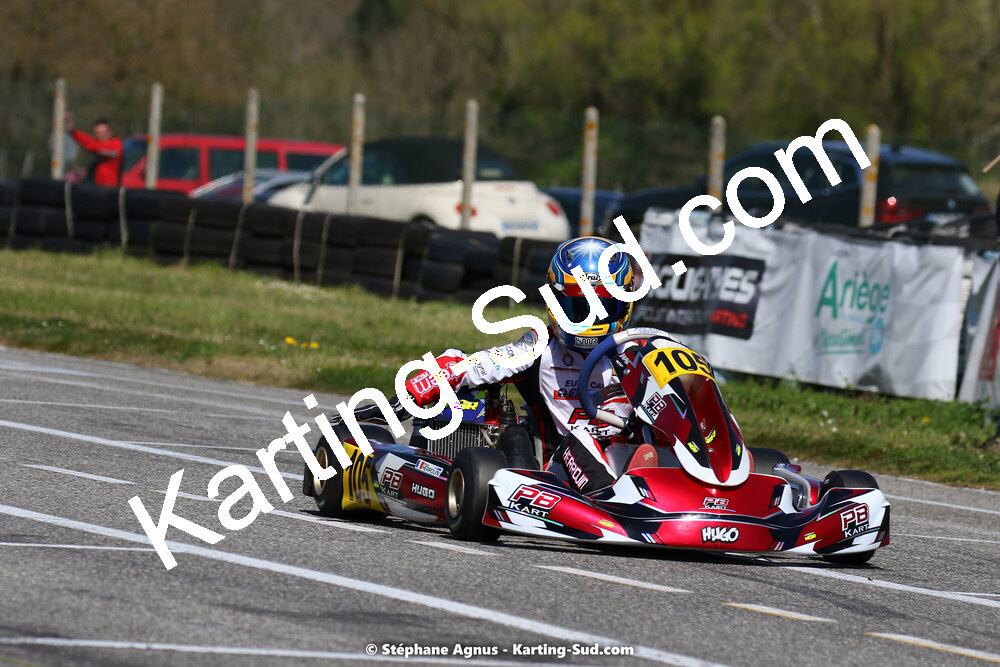 16 & 17/04/2022 : 3ème manche du Championnat du Sud 2022 au circuit d’Aigues-Vives (photos Stéphane Agnus) 2022 — karting