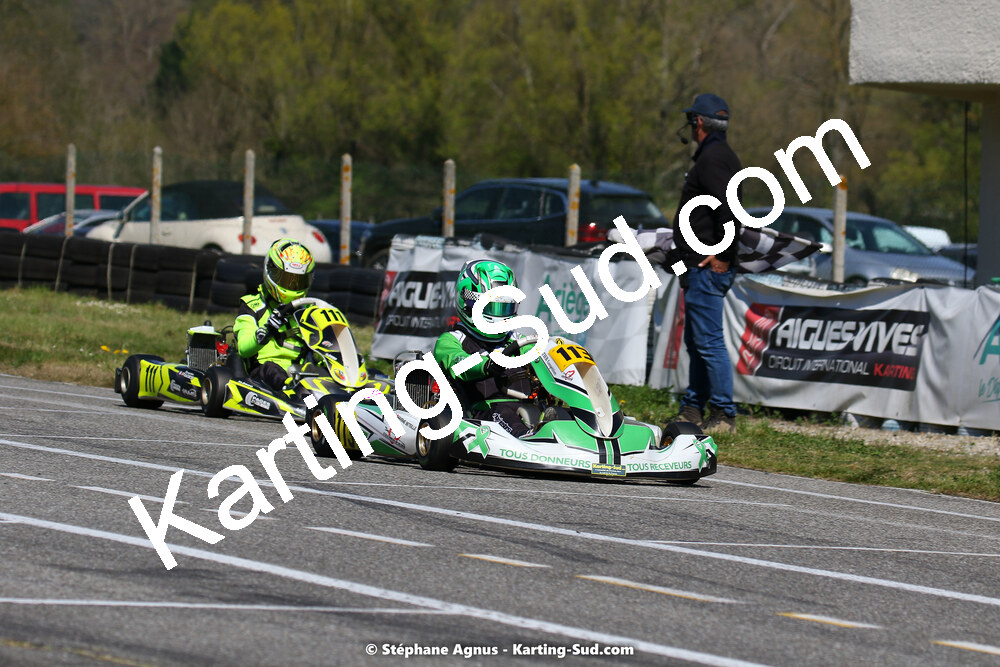 16 & 17/04/2022 : 3ème manche du Championnat du Sud 2022 au circuit d’Aigues-Vives (photos Stéphane Agnus) 2022 — karting