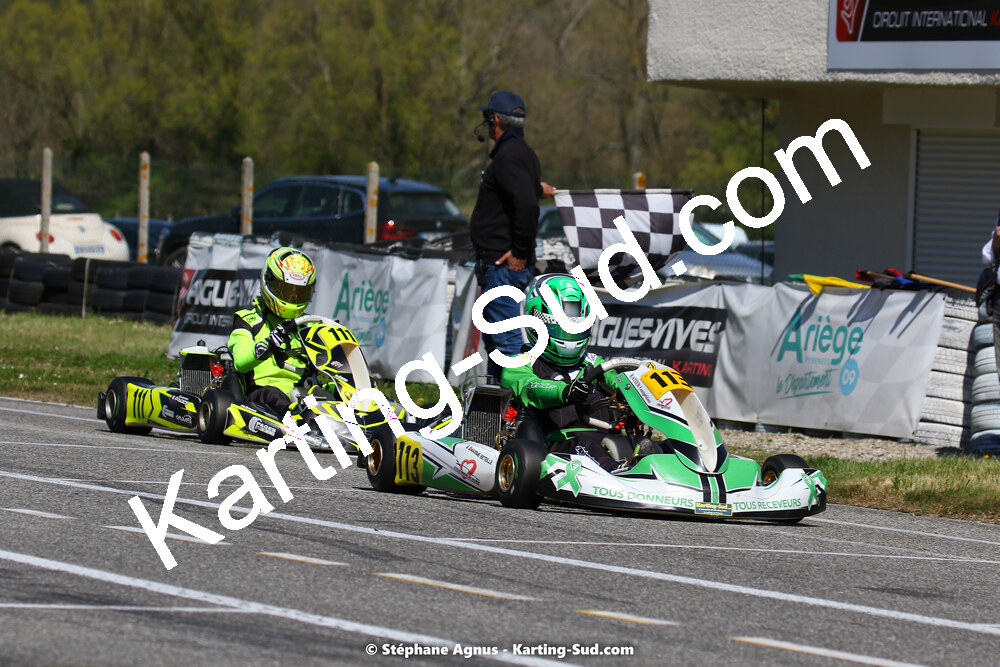 16 & 17/04/2022 : 3ème manche du Championnat du Sud 2022 au circuit d’Aigues-Vives (photos Stéphane Agnus) 2022 — karting