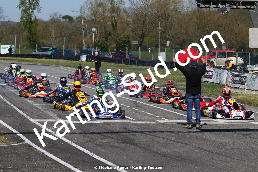 16 & 17/04/2022 : 3ème manche du Championnat du Sud 2022 au circuit d’Aigues-Vives (photos Stéphane Agnus) 2022 — karting