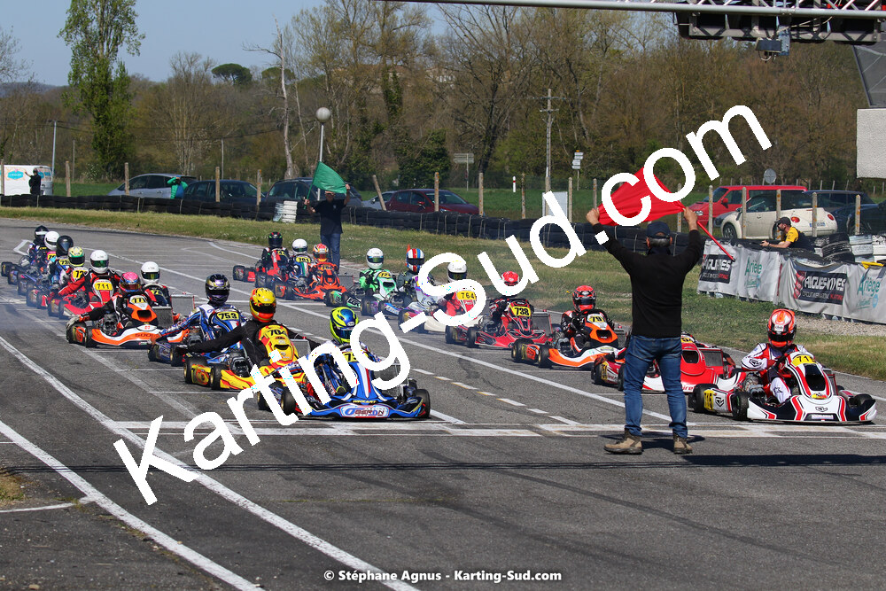 16 & 17/04/2022 : 3ème manche du Championnat du Sud 2022 au circuit d’Aigues-Vives (photos Stéphane Agnus) 2022 — karting