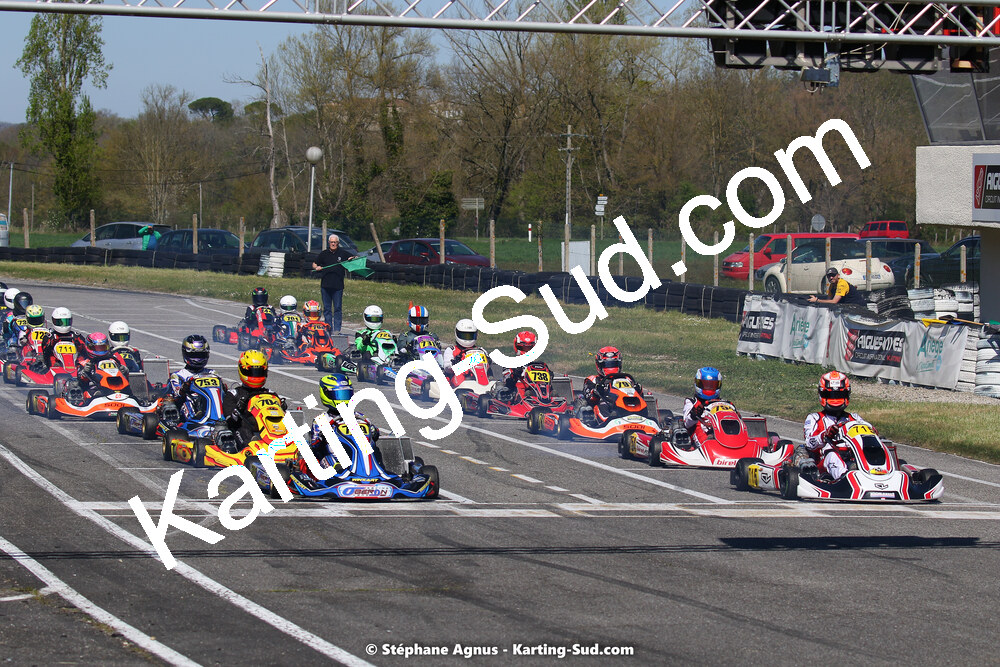16 & 17/04/2022 : 3ème manche du Championnat du Sud 2022 au circuit d’Aigues-Vives (photos Stéphane Agnus) 2022 — karting