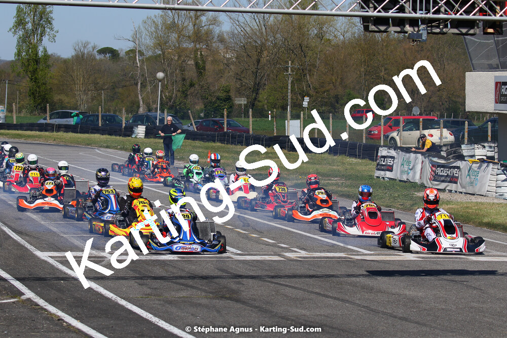 16 & 17/04/2022 : 3ème manche du Championnat du Sud 2022 au circuit d’Aigues-Vives (photos Stéphane Agnus) 2022 — karting