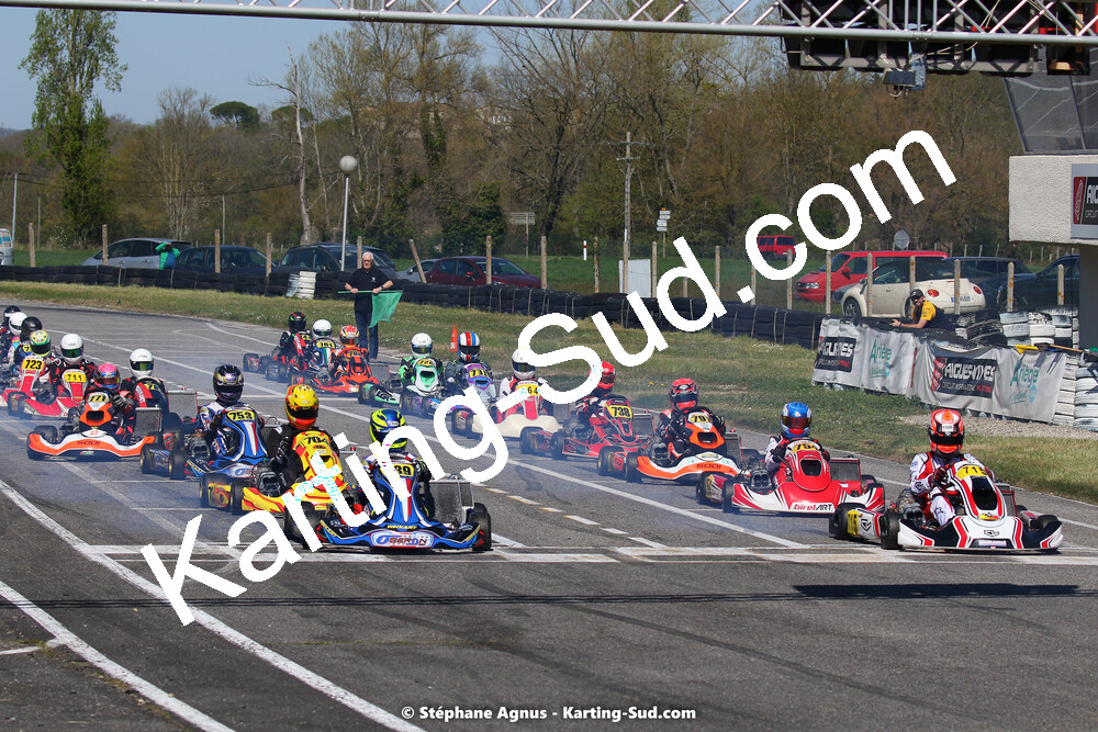16 & 17/04/2022 : 3ème manche du Championnat du Sud 2022 au circuit d’Aigues-Vives (photos Stéphane Agnus) 2022 — karting