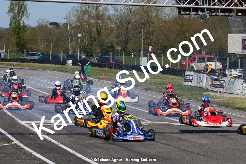 16 & 17/04/2022 : 3ème manche du Championnat du Sud 2022 au circuit d’Aigues-Vives (photos Stéphane Agnus) 2022 — karting