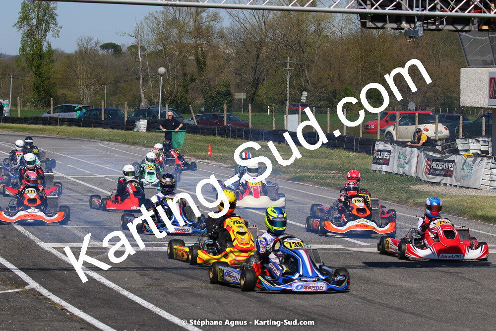 16 & 17/04/2022 : 3ème manche du Championnat du Sud 2022 au circuit d’Aigues-Vives (photos Stéphane Agnus) 2022 — karting