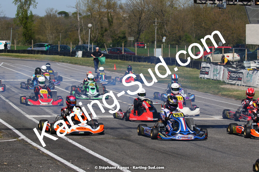 16 & 17/04/2022 : 3ème manche du Championnat du Sud 2022 au circuit d’Aigues-Vives (photos Stéphane Agnus) 2022 — karting