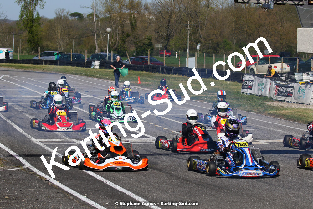 16 & 17/04/2022 : 3ème manche du Championnat du Sud 2022 au circuit d’Aigues-Vives (photos Stéphane Agnus) 2022 — karting
