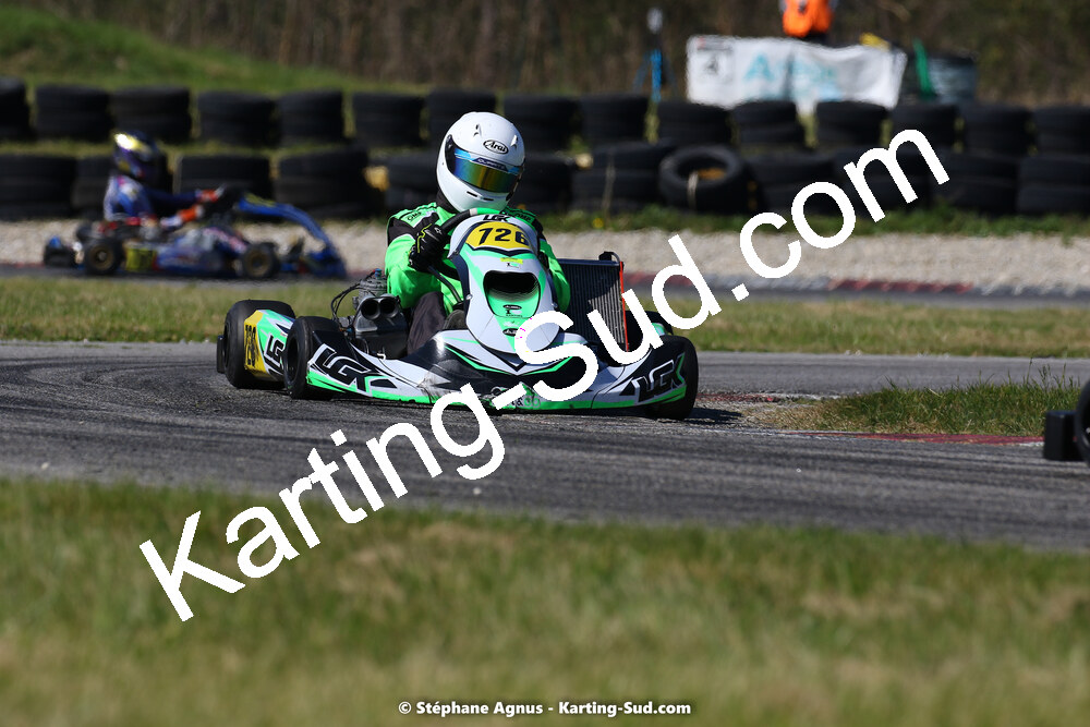16 & 17/04/2022 : 3ème manche du Championnat du Sud 2022 au circuit d’Aigues-Vives (photos Stéphane Agnus) 2022 — karting