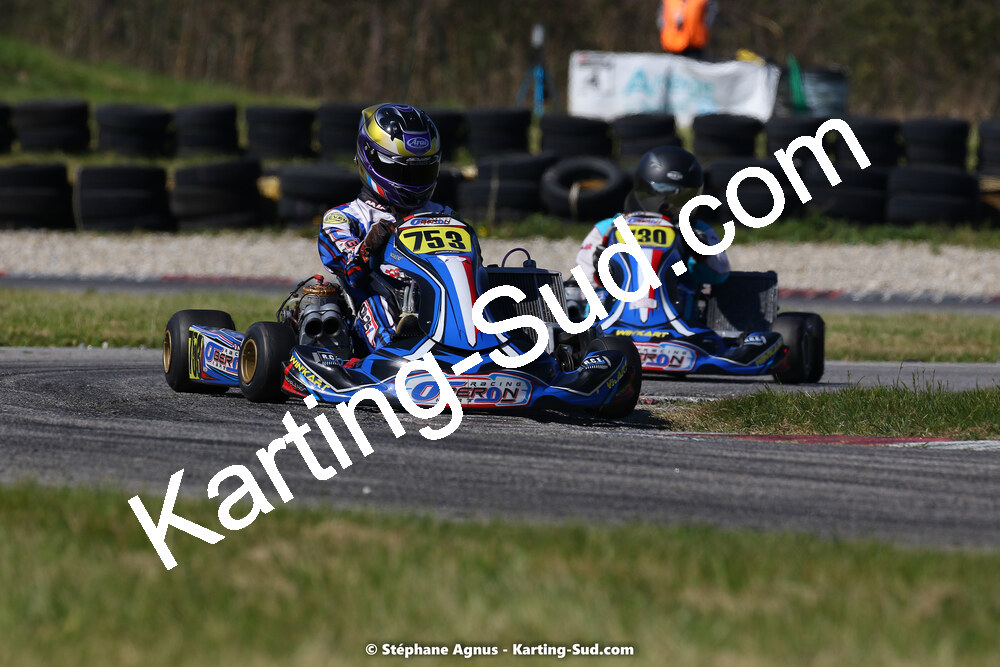 16 & 17/04/2022 : 3ème manche du Championnat du Sud 2022 au circuit d’Aigues-Vives (photos Stéphane Agnus) 2022 — karting