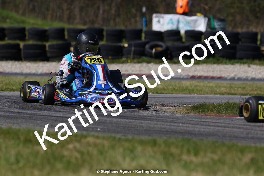 16 & 17/04/2022 : 3ème manche du Championnat du Sud 2022 au circuit d’Aigues-Vives (photos Stéphane Agnus) 2022 — karting