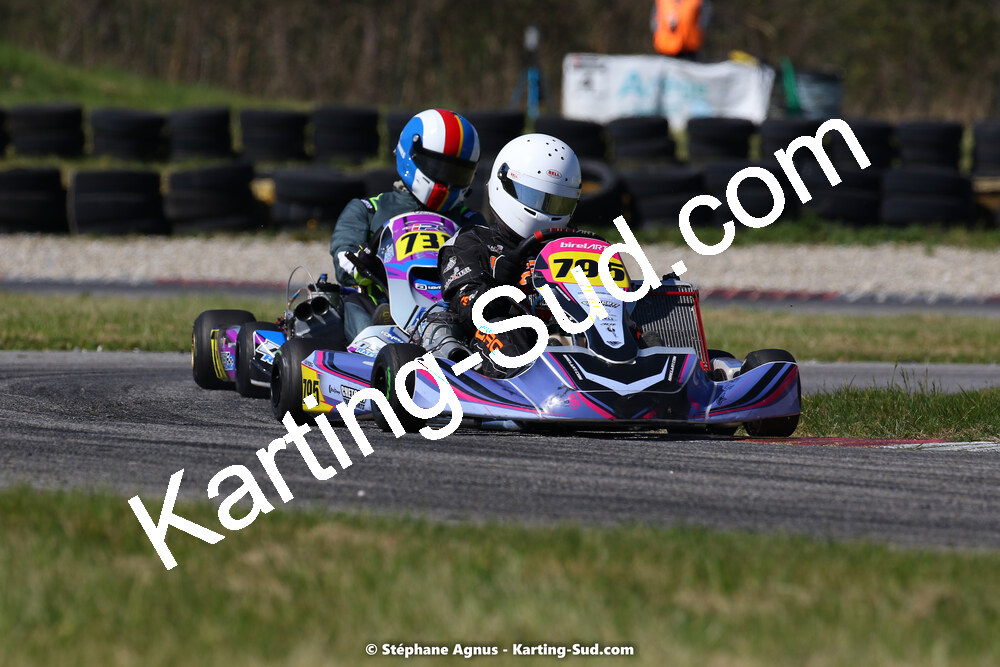 16 & 17/04/2022 : 3ème manche du Championnat du Sud 2022 au circuit d’Aigues-Vives (photos Stéphane Agnus) 2022 — karting