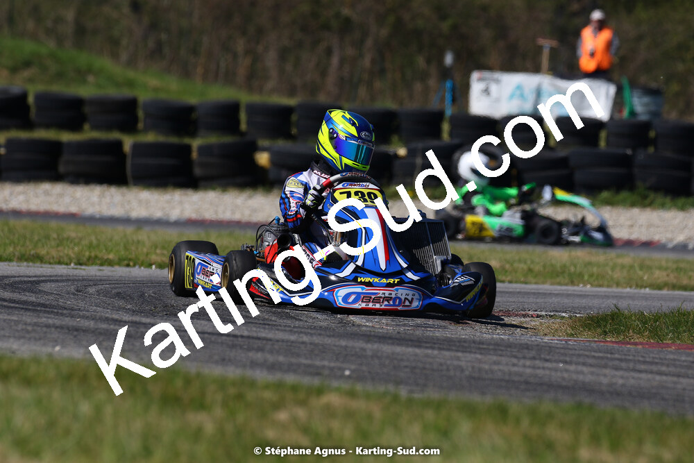 16 & 17/04/2022 : 3ème manche du Championnat du Sud 2022 au circuit d’Aigues-Vives (photos Stéphane Agnus) 2022 — karting