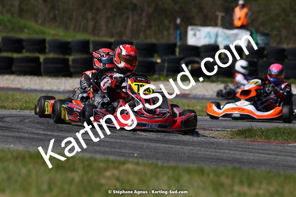 16 & 17/04/2022 : 3ème manche du Championnat du Sud 2022 au circuit d’Aigues-Vives (photos Stéphane Agnus) 2022 — karting