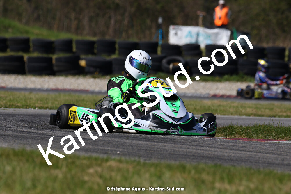 16 & 17/04/2022 : 3ème manche du Championnat du Sud 2022 au circuit d’Aigues-Vives (photos Stéphane Agnus) 2022 — karting