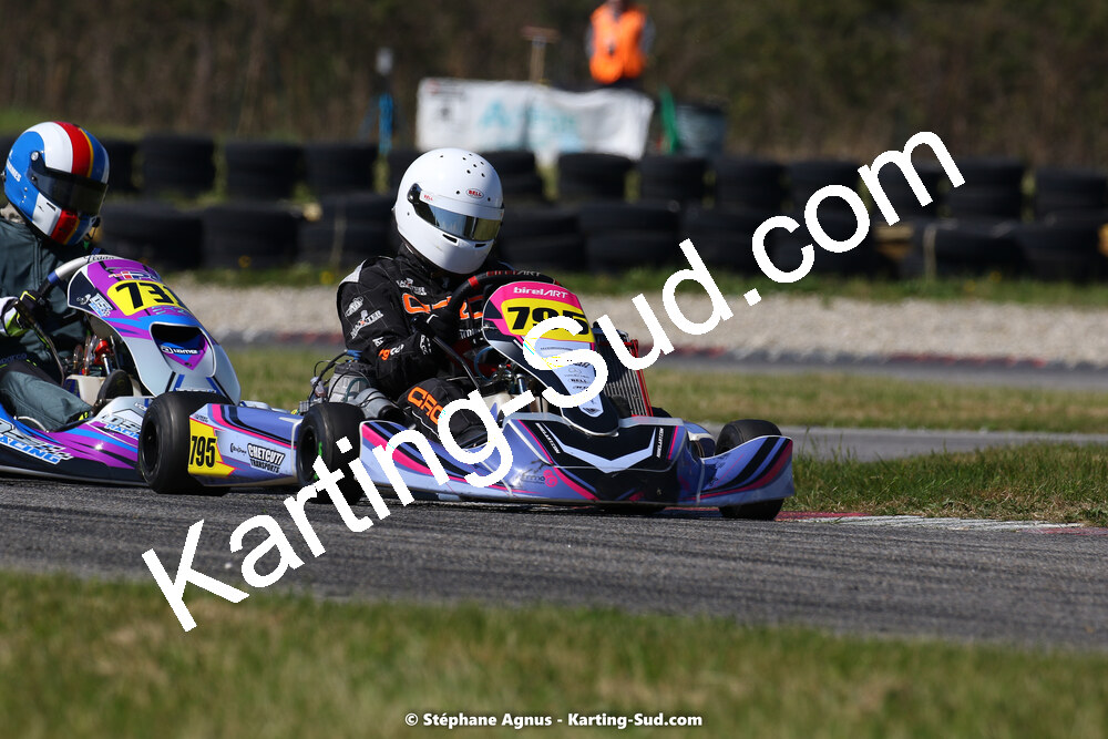 16 & 17/04/2022 : 3ème manche du Championnat du Sud 2022 au circuit d’Aigues-Vives (photos Stéphane Agnus) 2022 — karting