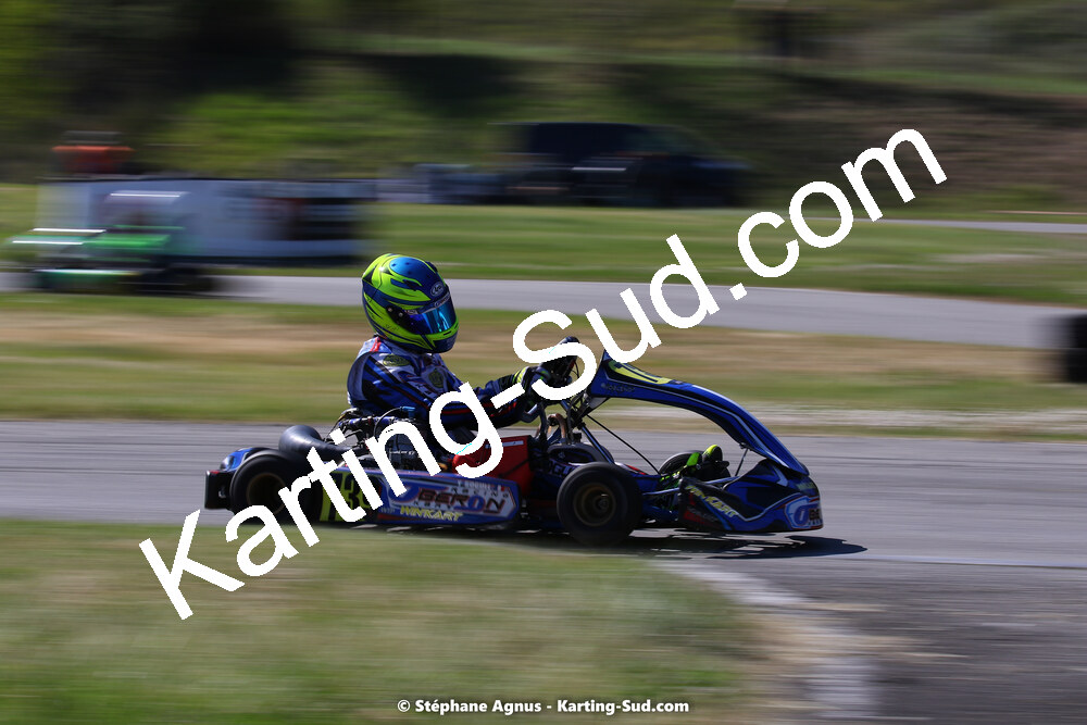 16 & 17/04/2022 : 3ème manche du Championnat du Sud 2022 au circuit d’Aigues-Vives (photos Stéphane Agnus) 2022 — karting