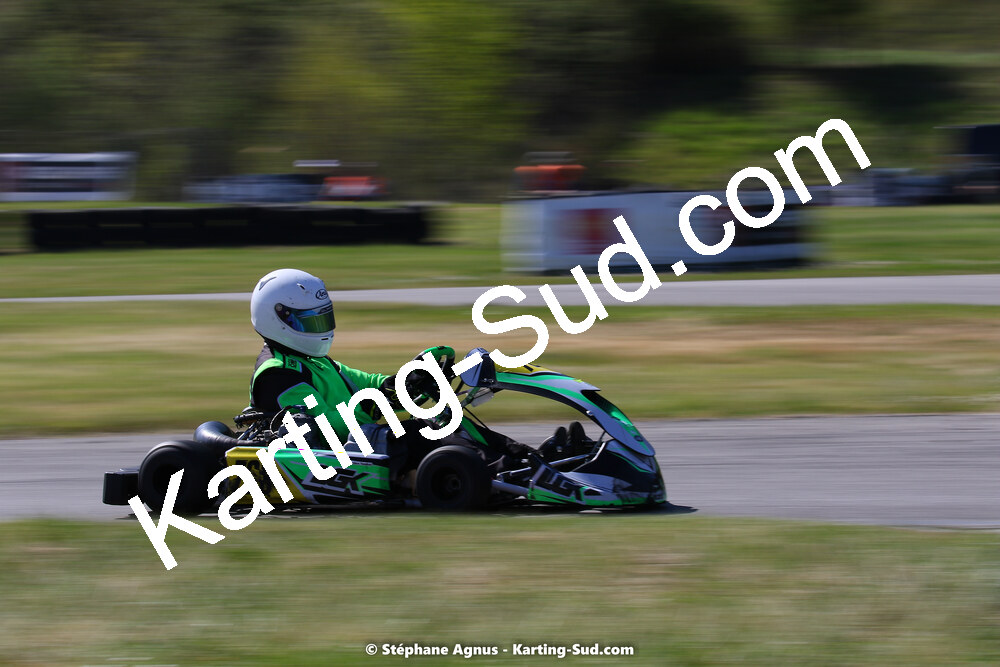 16 & 17/04/2022 : 3ème manche du Championnat du Sud 2022 au circuit d’Aigues-Vives (photos Stéphane Agnus) 2022 — karting