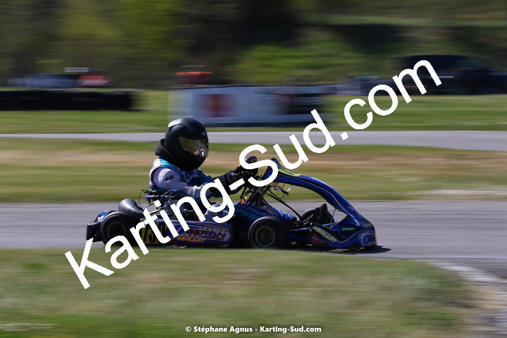 16 & 17/04/2022 : 3ème manche du Championnat du Sud 2022 au circuit d’Aigues-Vives (photos Stéphane Agnus) 2022 — karting