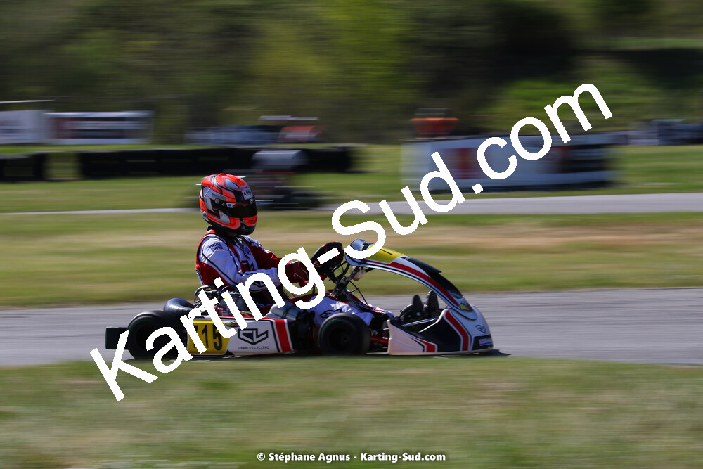 16 & 17/04/2022 : 3ème manche du Championnat du Sud 2022 au circuit d’Aigues-Vives (photos Stéphane Agnus) 2022 — karting